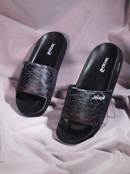 LIBERTY - Leap7x NITWALK-2 Casual Sliders For Men Black