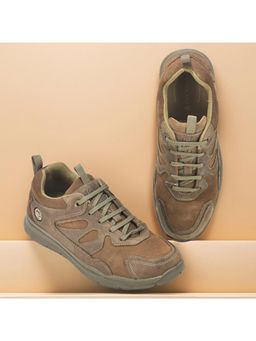 WOODLAND - Khaki Mens Sneakers