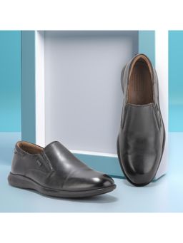 WOODLAND - Black Mens Formal Loafers