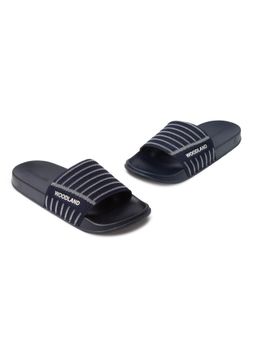 WOODLAND - Navy Blue Mens Sliders