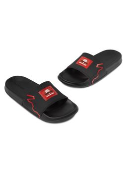 WOODLAND - Black Mens Sliders