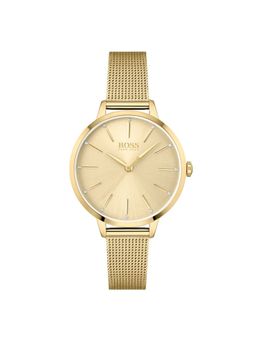 Boss - Symphony Quartz Gold Round Dial Womens Watch - 1502612