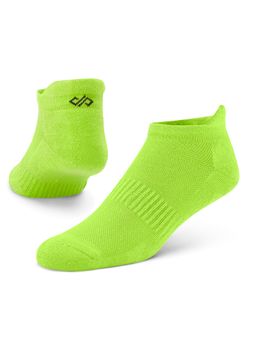 Dynamocks - Neon Green Solid Men Bamboo Ankle Length Socks - Free Size