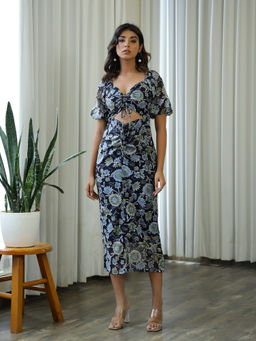 Femme Sequel - Santorini Floral Midi Dress
