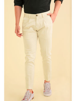 Snitch - Pleated Cream Chino