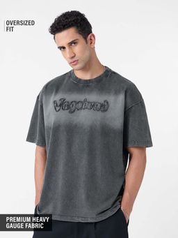 The Souled Store - Originals: Vagabond Men Oversized Grey T-shirt