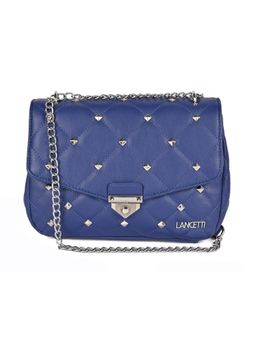 LANCETTI - Scherzare Blue Soft One Size Flap Bag