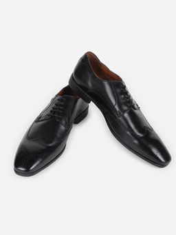 Louis Philippe - Textured Black Derbies