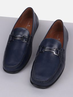 Louis Philippe - Men Navy Blue Loafers