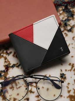 Louis Philippe - Men Multi-Color Printed Genuine Leather Wallet