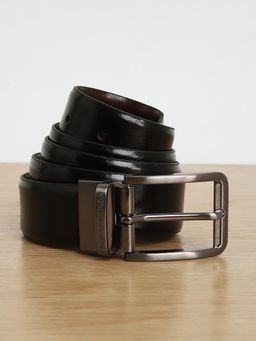 Louis Philippe - Solid Brown Reversible Belt