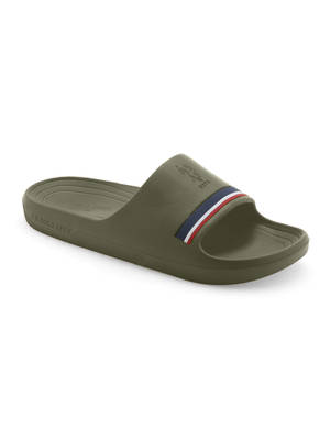 Buy U.S. POLO ASSN. Men Easton 2.0 Dark Green Sliders - Image 1