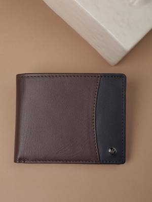 Buy Louis Philippe Men 100% Leather Wallet with Card Slot & Full ...