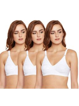 Bodycare - Pack of 3 Maternity/Feeding Bra In White Colour