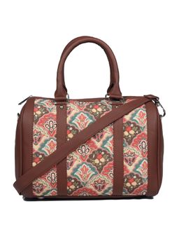 Zouk - Womens Multicolour Printed Vegan Leather Handbag