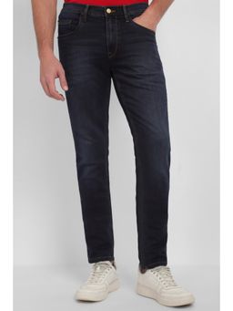 Allen Solly - Men Navy Straight Fit Dark Wash Jeans