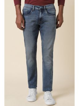 Allen Solly - Men Blue Slim Fit Mid Wash Jeans