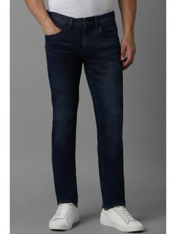 Louis Philippe - Men Navy Light Slim Fit Jeans