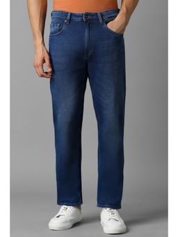 Louis Philippe - Men Navy Mid Regular Fit Jeans