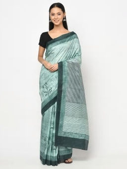Fabindia - Silk Tussar Printed Sari