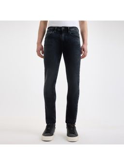Pepe Jeans - Men Black Mid Rise Tapered Structured Jeans