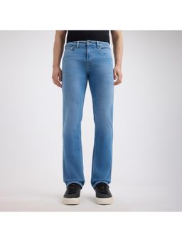 Pepe Jeans - Men Blue Straight Fit Mid Rise Jeans