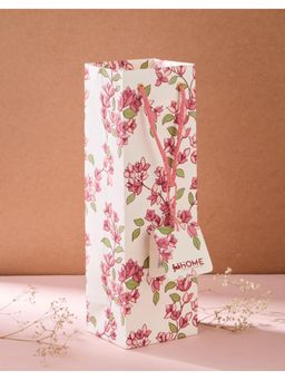 Fabindia - Pink Paper Bougainvillea Gift Bag