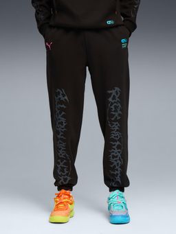 Puma - Black Printed Trackpant