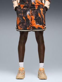 Puma - Orange Printed Shorts