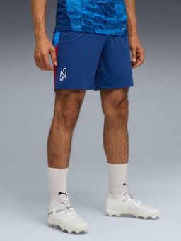 Puma - Blue Solid/Plain Shorts