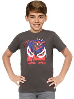 Jack & Jones Junior - Boys X MARVEL Black Spiderman T-shirt