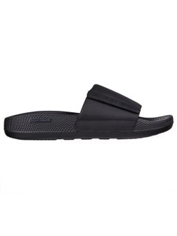SKECHERS - HYPER SLIDE - RELIANCE Black Sliders