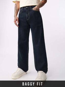 The Souled Store - Baggy-Fit Denim Orion Blue Men Jeans
