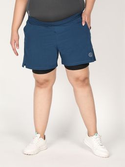 CHKOKKO - Double Layered Shorts for Women