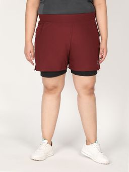 CHKOKKO - Double Layered Shorts for Women