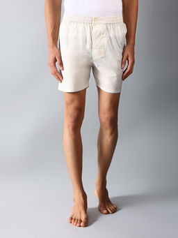 Fabindia - Off White Cotton Boxer Shorts