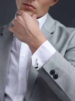 Shaze - Levi Silver Cufflinks