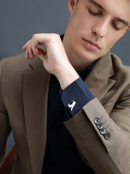 Shaze - Milou White Cufflinks