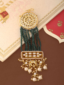 Shoshaa - Green Onyx Jhumar Passa