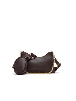 Call It Spring - Adreddia Women Brown Crossbody Bag with Coin Pouch