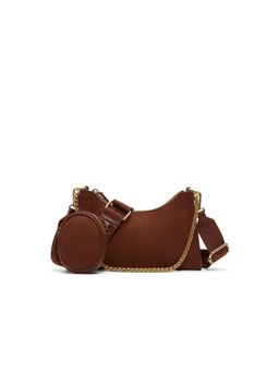 Call It Spring - Adreddia Women Brown Crossbody Bag with Coin Pouch