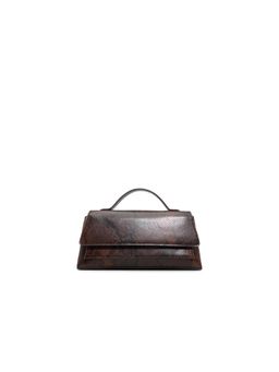 Call It Spring - Annalina Women Brown Top Hand Bag With Detachable Straps