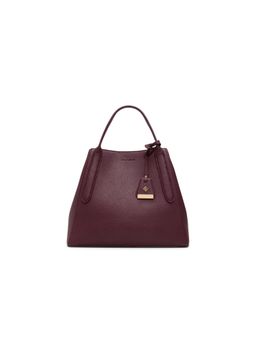 Call It Spring - Lopburi Women Maroon Satchel with Detachable Straps and Charm