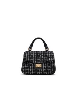 Call It Spring - Rosiee Women Black Top Hand Bag with Detachable Straps