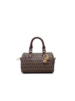 Call It Spring - Tanaa Women Brown Satchel with Detachable Straps and Charm