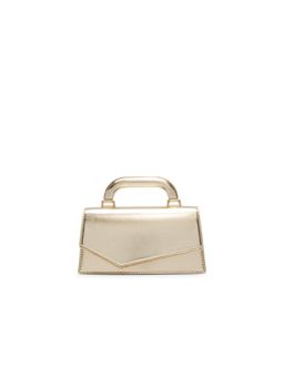 Call It Spring - Ysa Women Gold Top Hand Bag With Detachable Straps