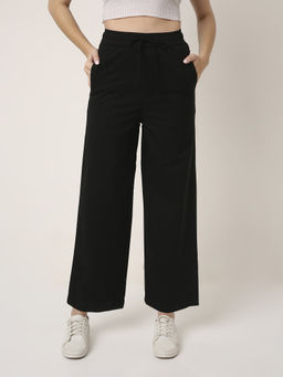 BLNK - Black High Waist Straight Pants