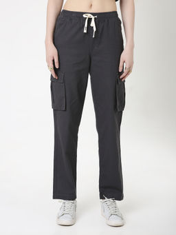 BLNK - Black Drawstrings Cargo