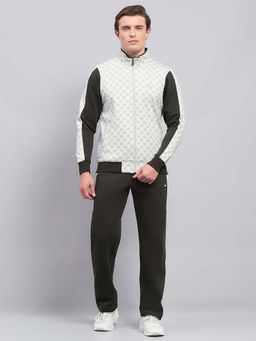 Monte Carlo - Men Olive Colorblock Tracksuit