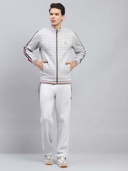 Monte Carlo - Men Grey Checks Tracksuit